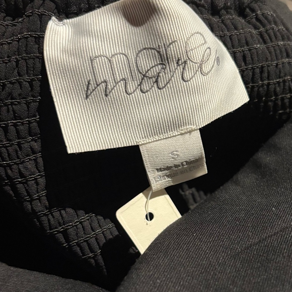 Mare Mare Hourglass Mini Dress Size S Black - Picture 5 of 6